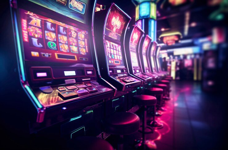 Layar permainan arcade populer di sibola dengan tampilan skor dan pembayaran